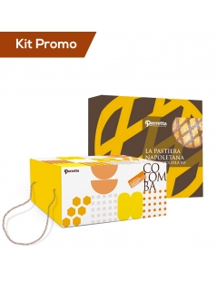 Kit Colomba con albicocca e pastiera tradizionale con cioccolato Perrotta