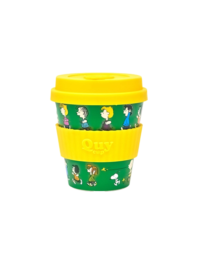 Tazza Da Cappuccino Quy Cup Snoopy Corsa