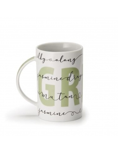 Mug In Porcellana "Green Tea"