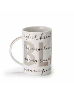 Mug In Porcellana "Black Tea"