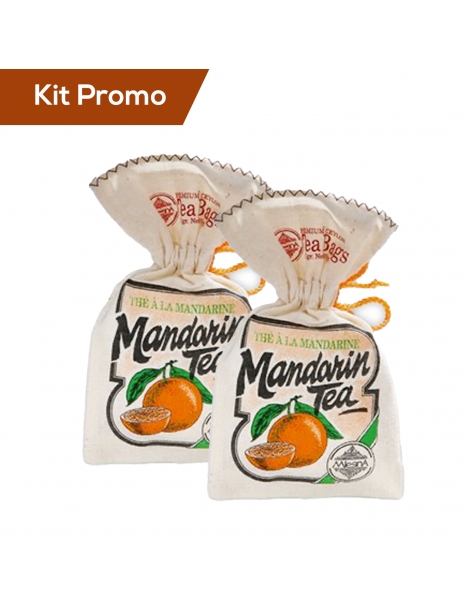 Box 2 sacchetti Tè nero al gusto di mandarino
