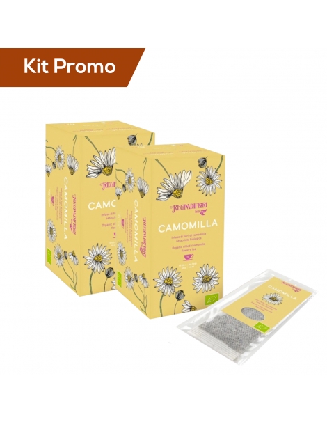 Box 2 astucci Infuso Biologico Regina di Fiori "Camomilla"