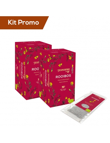 Box 2 astucci Infuso Biologico Regina di Fiori "Rooibos"