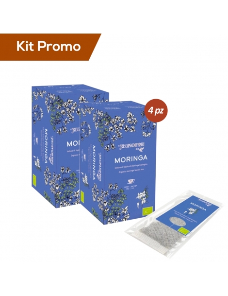 Box 4 astucci Infuso Biologico Regina di Fiori "Moringa"