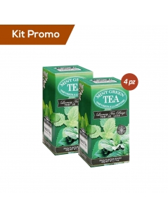 Box 4 astucci Tè verde alla menta in filtro salvaroma, Mlesna
