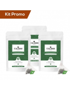 Kit 3 doypack tè verde zenzero e limone in filtro