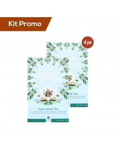 Kit 4 astucci di Tè bianco biologico English Tea shop