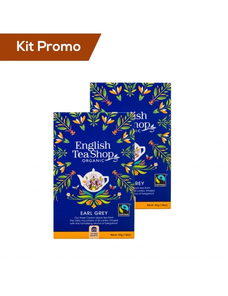 Kit 2 astucci English Tea Shop Tè Al Bergamotto Bio