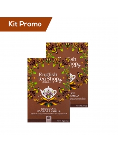 Kit 2 astucci English Tea Shop Tè Rooibos Cioccolato & Vaniglia Bio