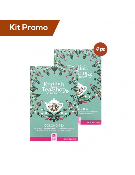 Box 4 astucci English Tea Shop Tè Oolong Bio