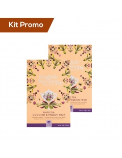 Box 2 astucci English Tea Shop Tè Bianco e Frutto Della Passione  Bio