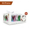 Box 3 astucci English Tea Shop White Xmas Gusti Assortiti Di Natale