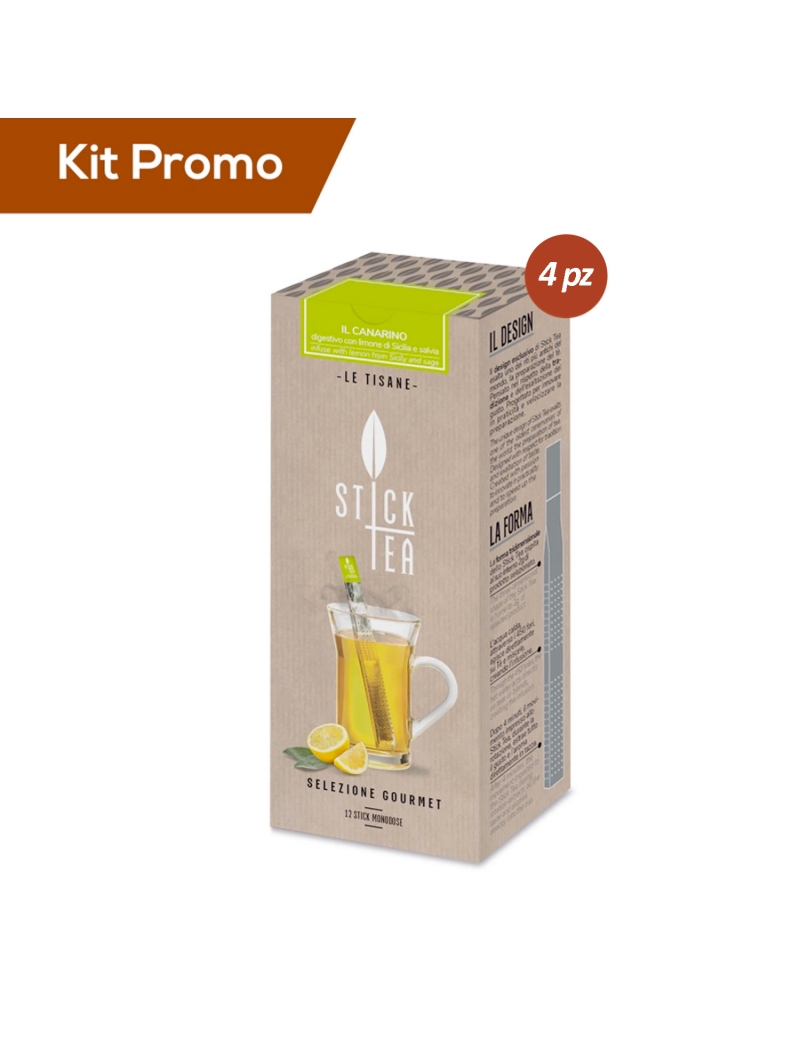 Box 4 astucci Stick Tea Tisana Digestiva