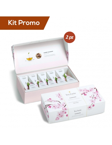 Box 2 astucci Tea Forte, Collezione Tè Hanami Bio