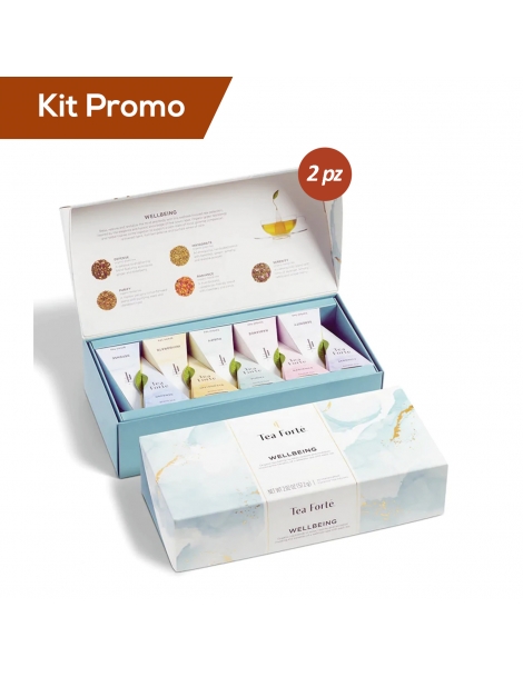 Box 2 astucci Tea Forte, collezione Wellbeing