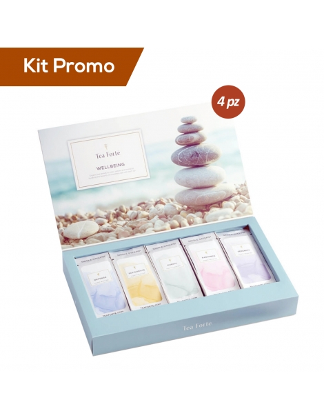 Box 4 astucci Tea Forte, collezione Wellbeing