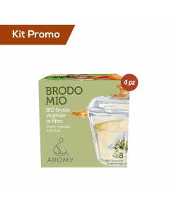 Kit 4 astucci Brodo Vegetale Biologico in filtro