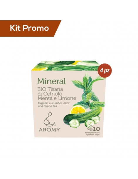 Box 4 astucci Tisana Biologica Di Cetrilo, Menta E Limone