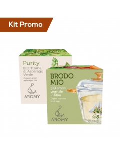 Box 2 astucci brodo vegetale con tisana di asparago