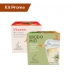 Box 2 astucci brodo vegetale con tisana di pomodoro