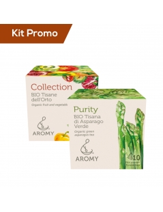 Box 2 astucci mix tisane dell'orto con tisana di asparago