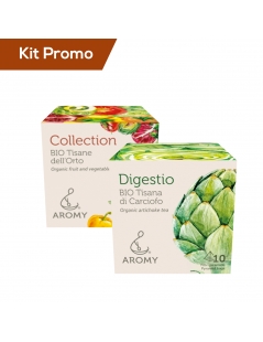 Box 2 astucci mix tisane dell'orto con tisana di carciofo
