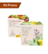 Box 2 astucci mix tisane dell'orto con tisana di salvia e limone