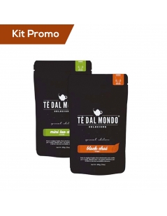 Kit 2 doypack Tè Pu Erh Mini Tuo Cha e Tè nero Chai