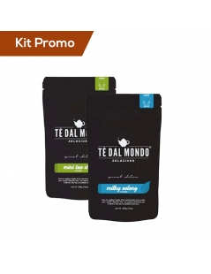 Kit 2 doypack Tè Pu Erh Mini Tuo Cha e Tè milky Oolong