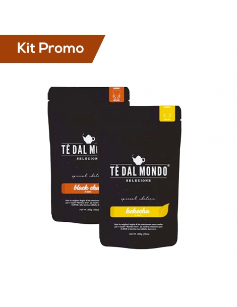 Kit 2 doypack Tè nero Chai e Tè giallo Kekecha