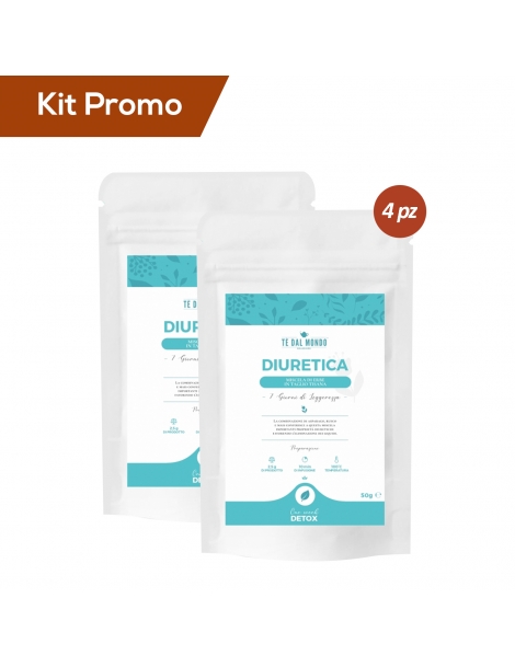 Box 4 doypack tisana detox diuretica