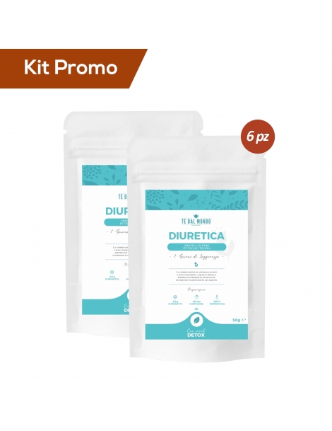 Box 6 doypack tisana detox diuretica