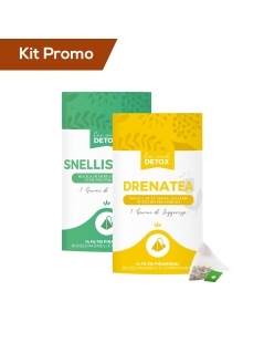 Box 2 Paper Tube tisana detox drenante e snellente in filtri piramidali