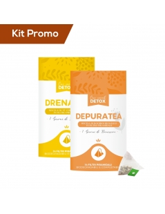 Box 2 Paper Tube tisana detox drenante e depurativa in filtri piramidali