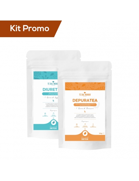 Box 2 doypack tisana detox depurativa e diuretica
