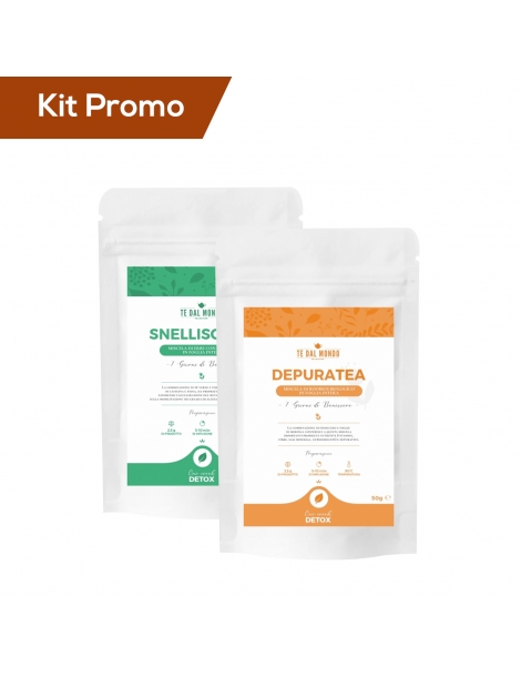 Box 2 doypack tisana detox snellente e depurativa