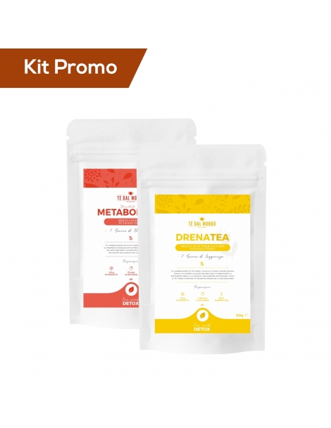 Box 2 doypack tisana detox drenante e del metabolismo