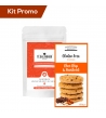 Box biscotti inglesi al cioccolato e nocciole con tè rooibos cioccolato e cocco