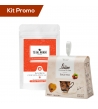 Box biscotti al cacao e nocciole Loison con tè rooibos cioccolato e cocco