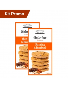 Box 2 astucci Biscotti Inglesi Senza Glutine Cioccolato e Nocciole