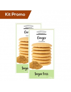 Box 2 astucci Biscotti Inglesi Senza Zucchero Allo Zenzero