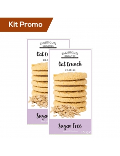 Box 2 astucci Biscotti Inglesi Senza Zucchero All'Avena
