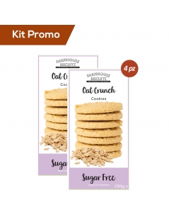 Box 4 astucci Biscotti Inglesi Senza Zucchero All'Avena