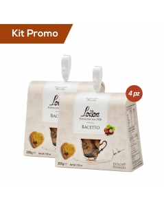 Box 4 astucci Biscotti da tè alle nocciole