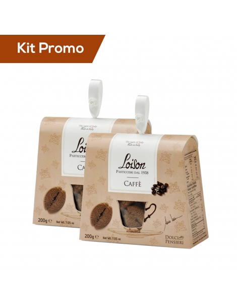 Box 2 astucci Biscotti al caffè Loison