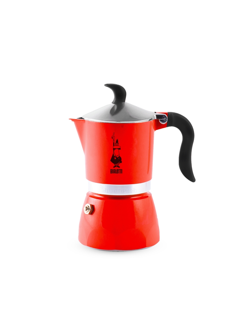 Moka Bialetti Fiammetta 1 Tazza, color Rosso