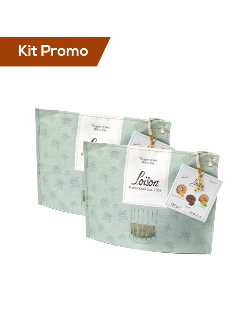 Box 2 pochette biscotti monoporzione canestrelli, caffè, zaletto