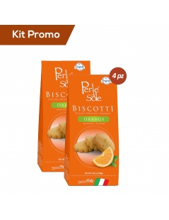 Box 4 astucci Biscotti al gusto di arancia