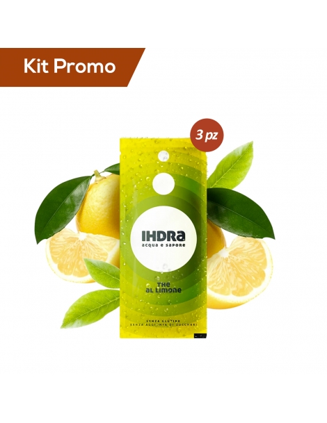 Box 3 astucci Insaporitori d'acqua gusto tè al limone