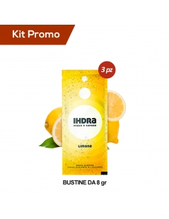 Box 3 astucci di insaporitori d'acqua gusto limone 8 gr